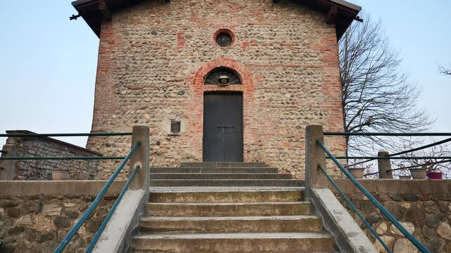 Rocchetta sancturay in Cornate d'Adda, Lombardy, Italy