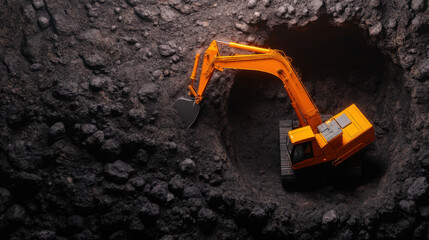 Mines and Geological Formations, A photorealistic image depicting miners actively working with a drill, showcasing the mining industry and its operations in a detailed and realistic manner.