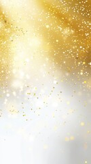 Obraz premium White Gold Background with golden edge, Central Flow