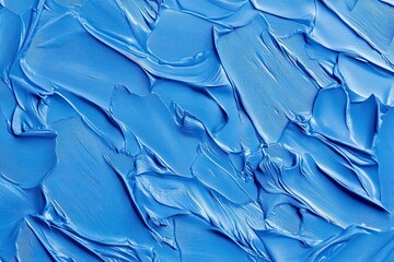 The inherent texture of winter ice, set against a blue ice background