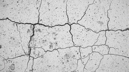 Obraz premium Gritty industrial concrete with deep fissures chipped edges and a weathered look conveying urban resilience
