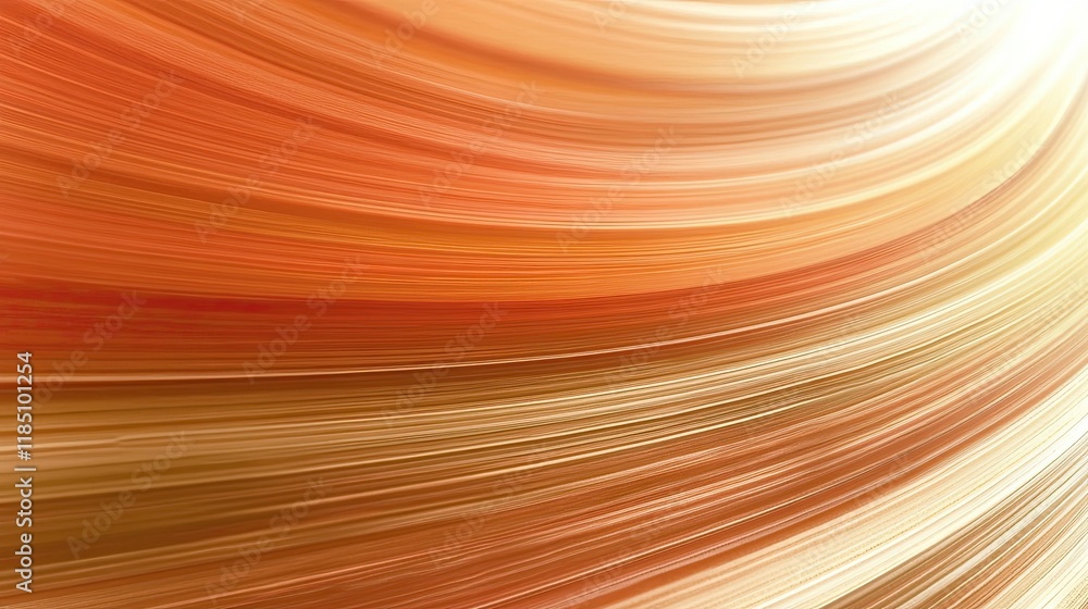 Poster vibrant golden waves flowing seamlessly through a textured background in warm hues