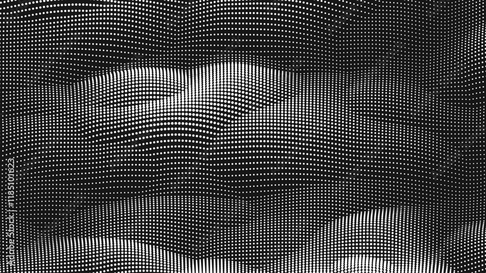Poster point wave noise texture. abstract dot background. technological cyberspace background.