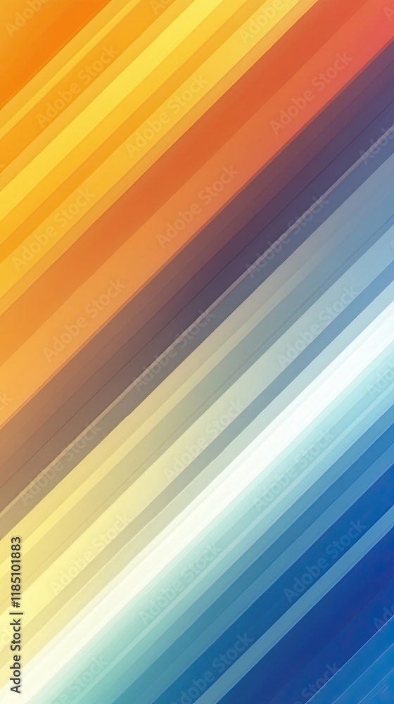 Poster vibrant diagonal gradient showcasing a blend of warm and cool colors in a captivating display