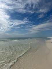 Shoreline view at Fort Walton Beach, Florida 