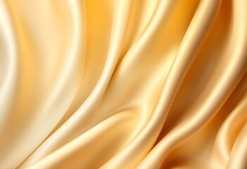 Light pale brown yellow silk satin. Gradient. Dusty gold color. Golden luxury elegant beauty premium abstract background. Shiny, shimmer. Curtain. Drapery. Fabric, cloth texture. Christmas, birthday.