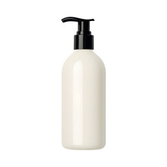 Pump Bottle of Body Lotion on transparent background