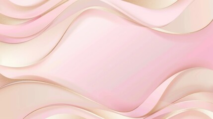 Obraz premium Abstract pink with shiny gold background