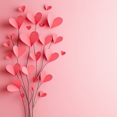 Paper Hearts Bouquet
