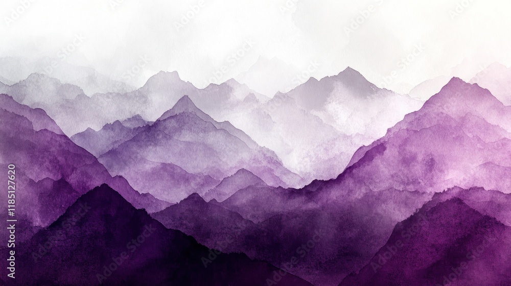 Poster a subtle gradient background blending shades of purple and gray, with a soft, smooth transition betw