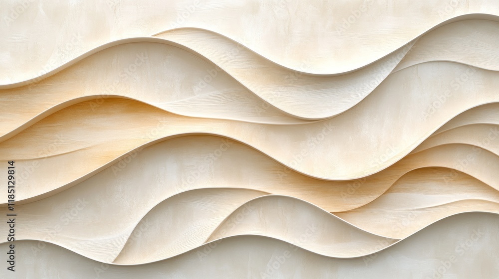 Poster abstract color background with a flowing gradient theme