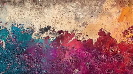 Colorful textured abstract surface wall concrete background. Wall texture