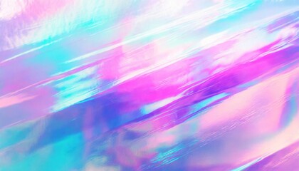 Holographic Pastel color background. Rainbow marble gradient. Iridescent foil effect texture. Dreamy background.