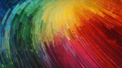 Abstract colorful swirling painting with vibrant hues and dynamic brushstrokes creating a sense of movement and energy.