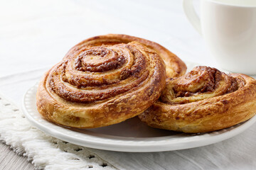 freshly baked cinnamon rolls
