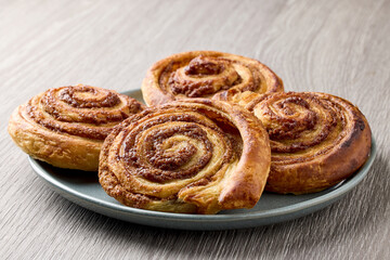 freshly baked cinnamon rolls