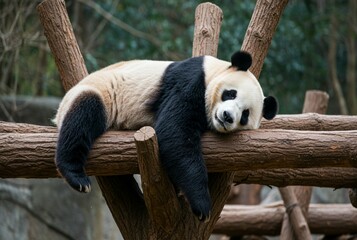 Obraz premium Forest Animals – Diverse Wildlife in a Lush Green Woodland Habitat