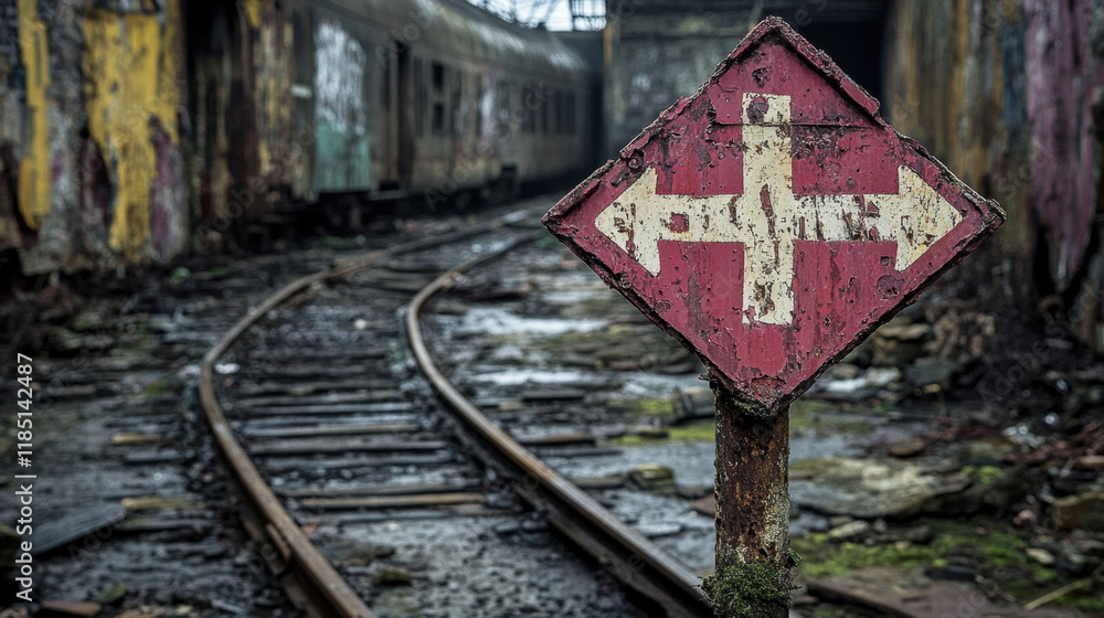 Poster truncated, a digital image file featuring a chaotic, raw style, possibly for use in creative project