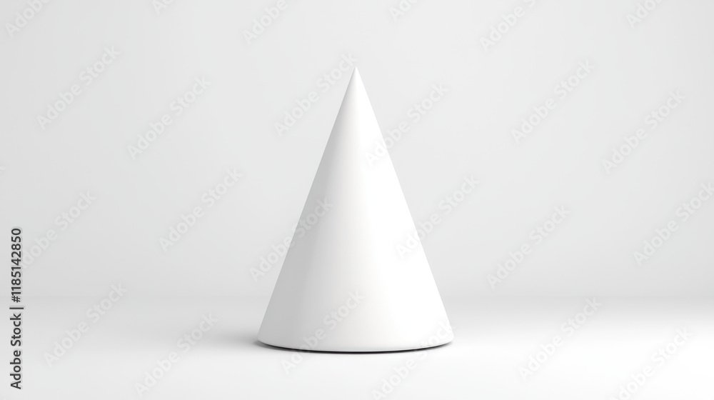 Aufkleber truncated, a truncated cone design featuring elements of chaos in a raw artistic style, ideal for cr