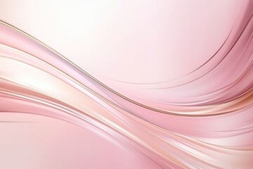 Free plain pink background with gold wave