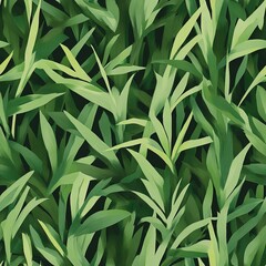 Grass Blades Hunting Hidden Camouflage Seamless Pattern Texture