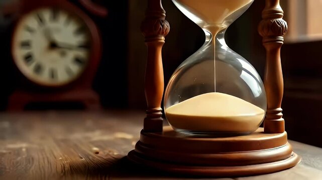 time is money concept - Sand hourglass