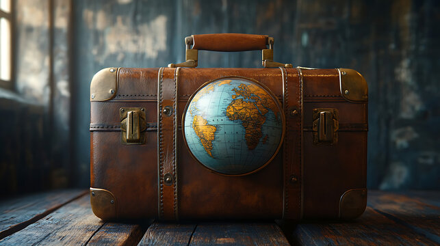 suitcase, globe, and world map for the ultimate travel and vacation inspiration, featuring global destinations, adventure travel ideas, and vacation planning essentials
