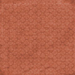 Fototapeta premium Vintage red damask texture with distressed grunge effect and subtle baroque floral motifs, ideal for antique backgrounds, wallpaper, rustic themes, and decorative design.
