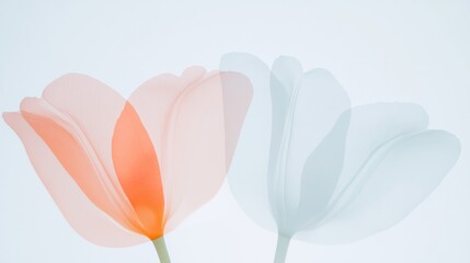 Delicate Pastel Tulip Watercolor Art for Woman’s Day Celebration 24