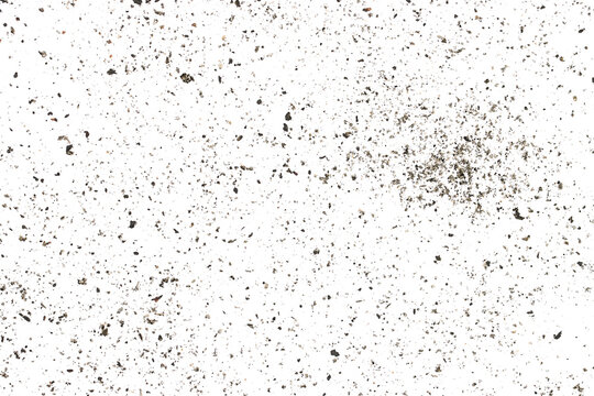 Cigarette ash flying, isolated on white background and texture, clipping path
