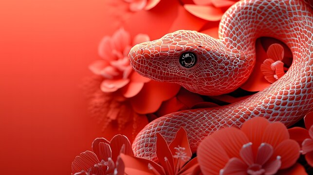 Chinese New Year.lunar new year,year of the snake.&nbsp;symbolizes the Lunar New Year of China