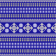 fabric pattern design blue background.
