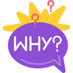 Why Sticker Icon