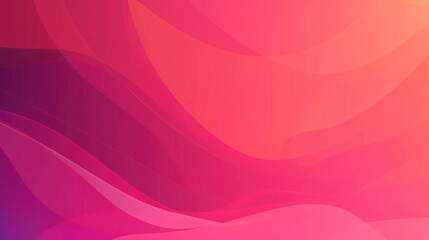 Abstract pink and orange wave background.