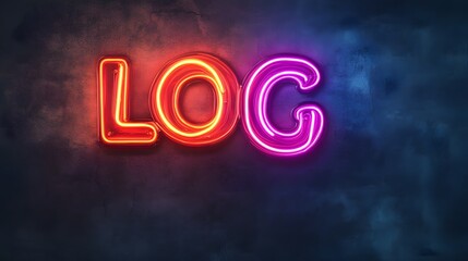 Neon Sign Displays The Letters LOC