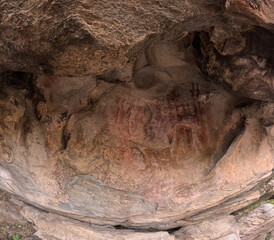 Kaya Resimleri - Karya Yolu  Yedi Bin yıllık kaya resimleri 