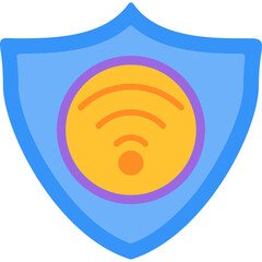 Fototapeta premium Wifi Protection Icon