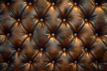 Luxurious brown leather texture closeup