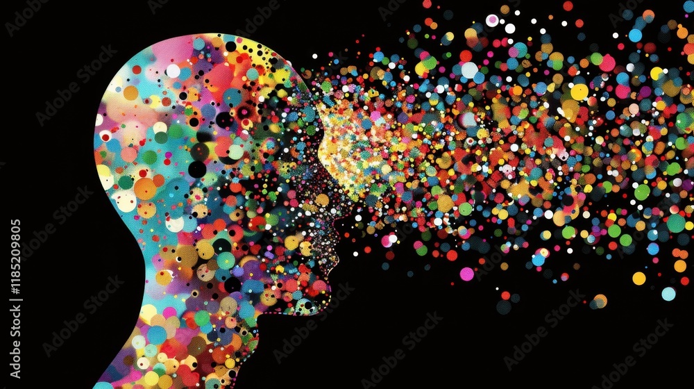 Poster ai automation transforming media editing workflows into futuristic abstract visuals.