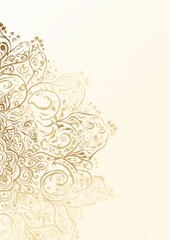 Free indian flower pattern rangoli background