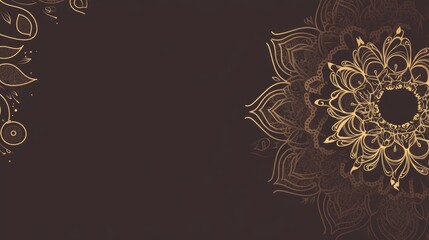 Free indian flower pattern rangoli background