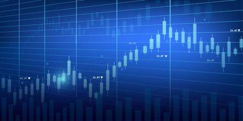 fluctuating stock graph insvestment