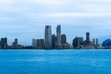 Fototapeta premium Río Hutson, New York City, ciudad de New York, la gran manzana 