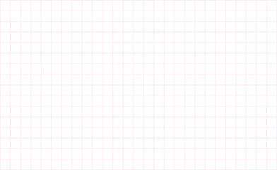 White sheet of paper with pink grid lines vector pattern background