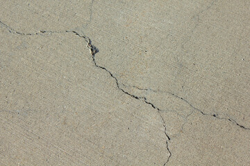 cracked sidewalk