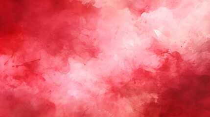 Fototapeta premium Abstract Red and Pink Watercolor Texture