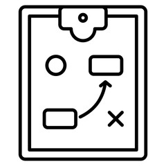 Plan  Icon Element For Design