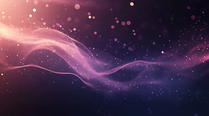 Obraz premium Abstract Purple And Pink Glowing Wave Background