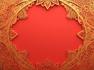 Free indian flower pattern rangoli background wallpaper poster card