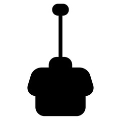 Sweep Dirty Trash Glyph Icon